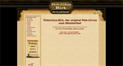 Desktop Screenshot of flohcirkus.de